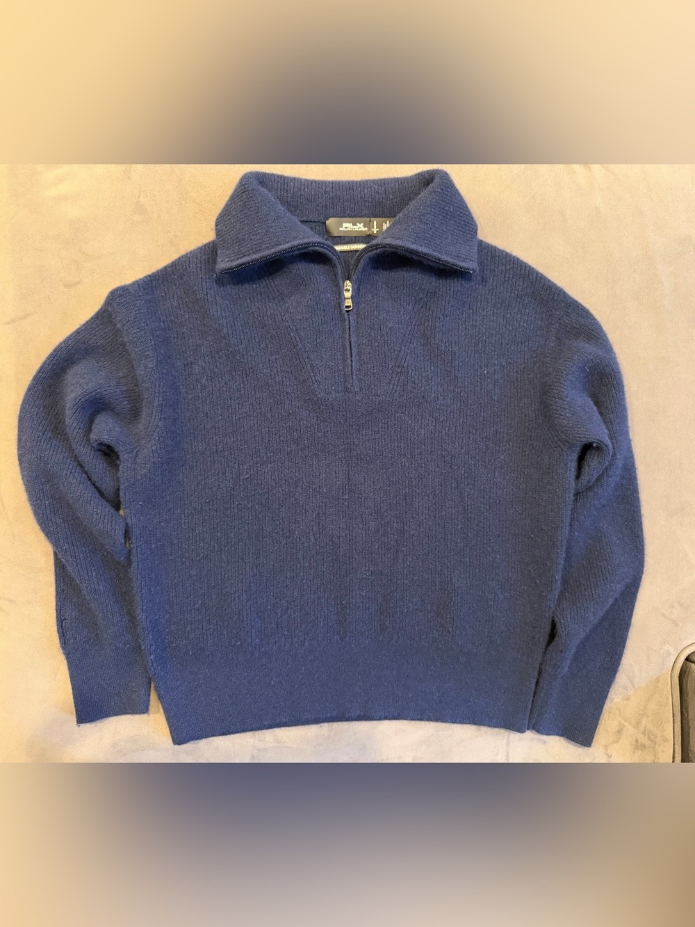 RLX Washable Cashmere Half-Zip Sweater Size M